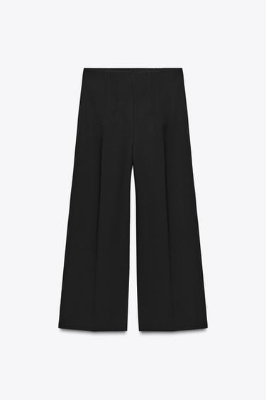 PANTALÓN CULOTTE ZW COLLECTION - Negro de Zara