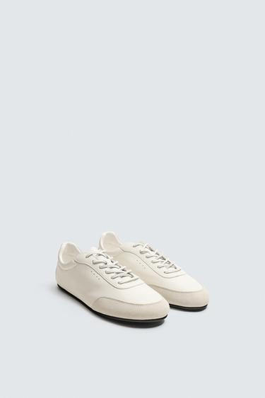 ZAPATILLA PIEL LIMITED EDITION - Blanco de Zara