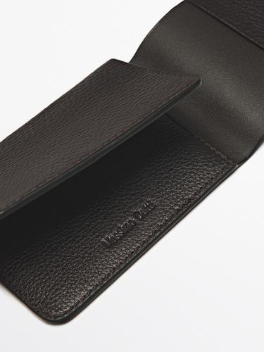 Zara Nappa leather card holder - Brown - Image 0