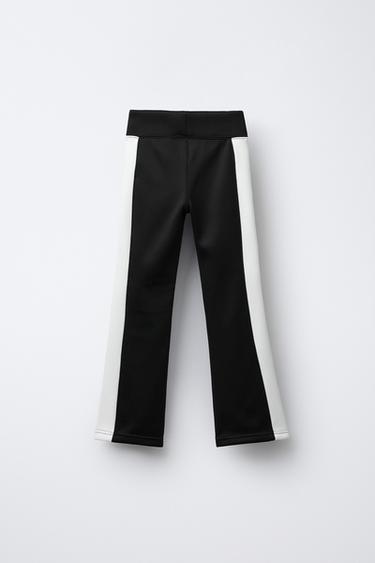 SKI COLLECTION THERMAL FLARE TROUSERS - Black by Zara - Image 1