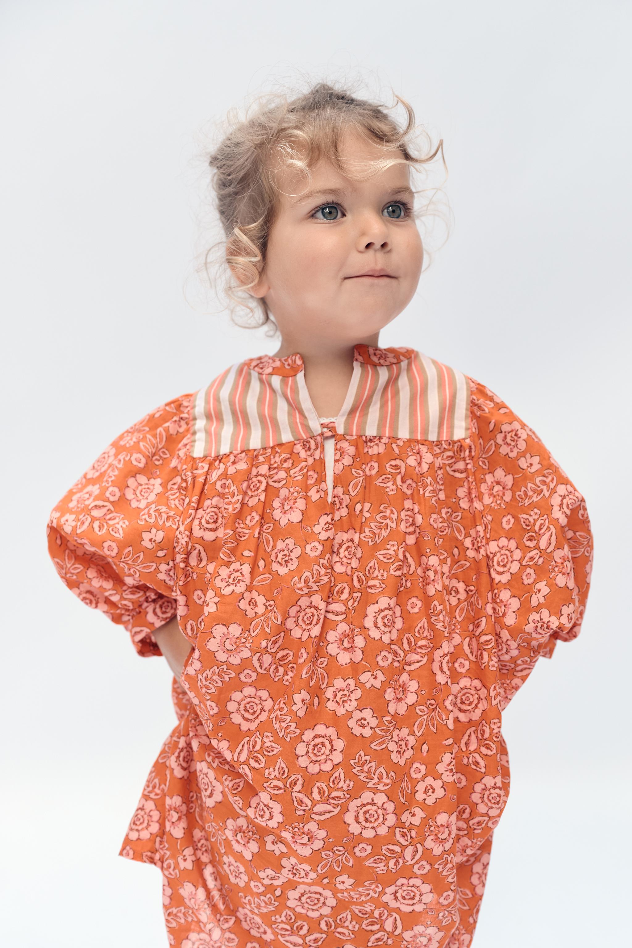 2-14 YEARS / LIMITED EDITION FLORAL KAFTAN DRESS