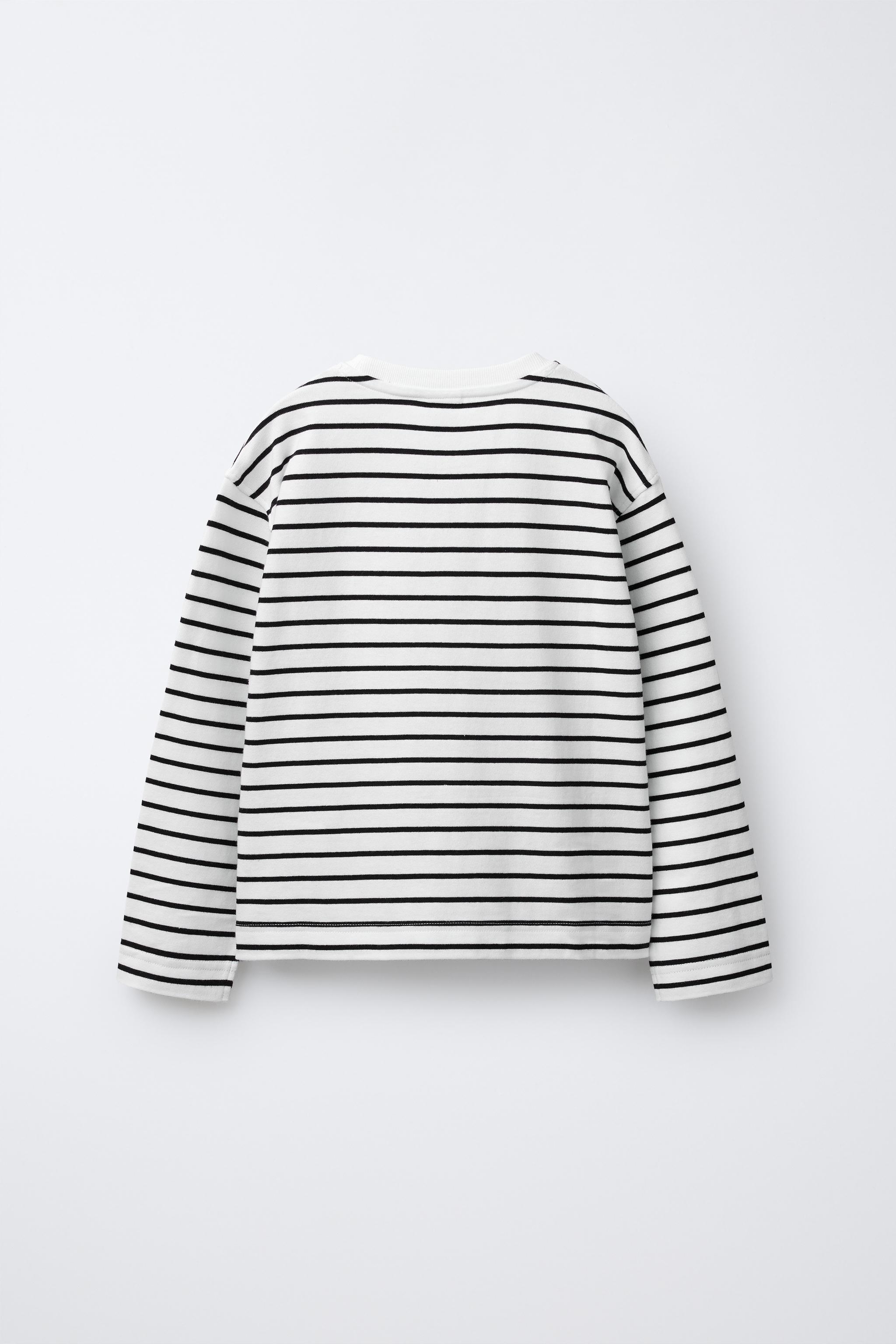 STRIPED HEART T-SHIRT - Striped | ZARA Mexico