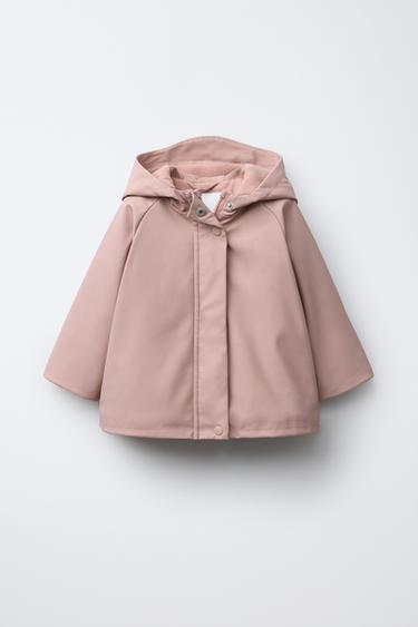 RUBBERISED WATER-REPELLENT JACKET - Pink by Zara