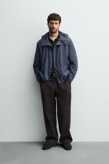 PARCA EFECTE ENGOMAT CAPUTXA - Blau tint de Zara