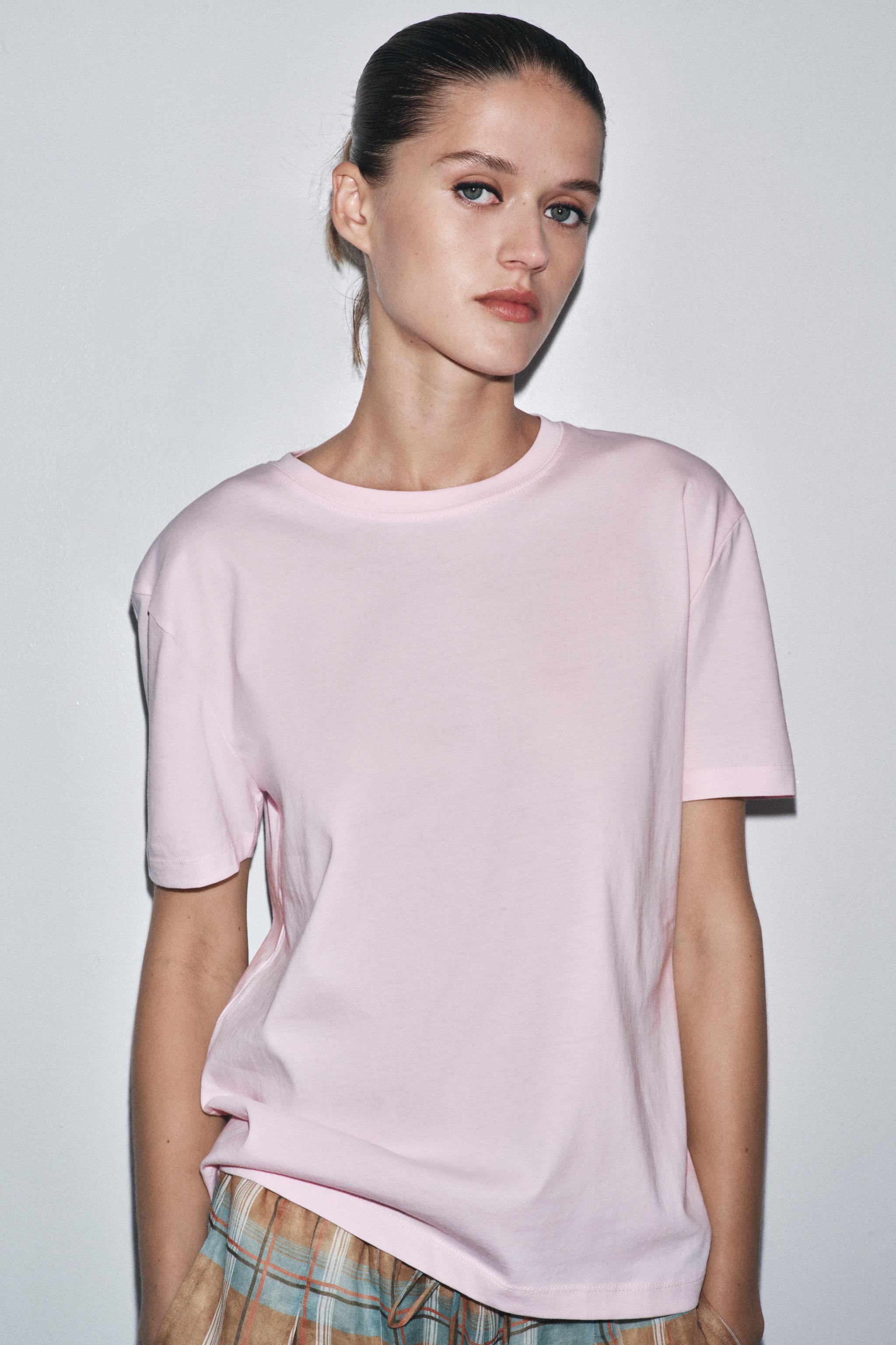 ピンクTシャツ – レディース | ZARA 日本