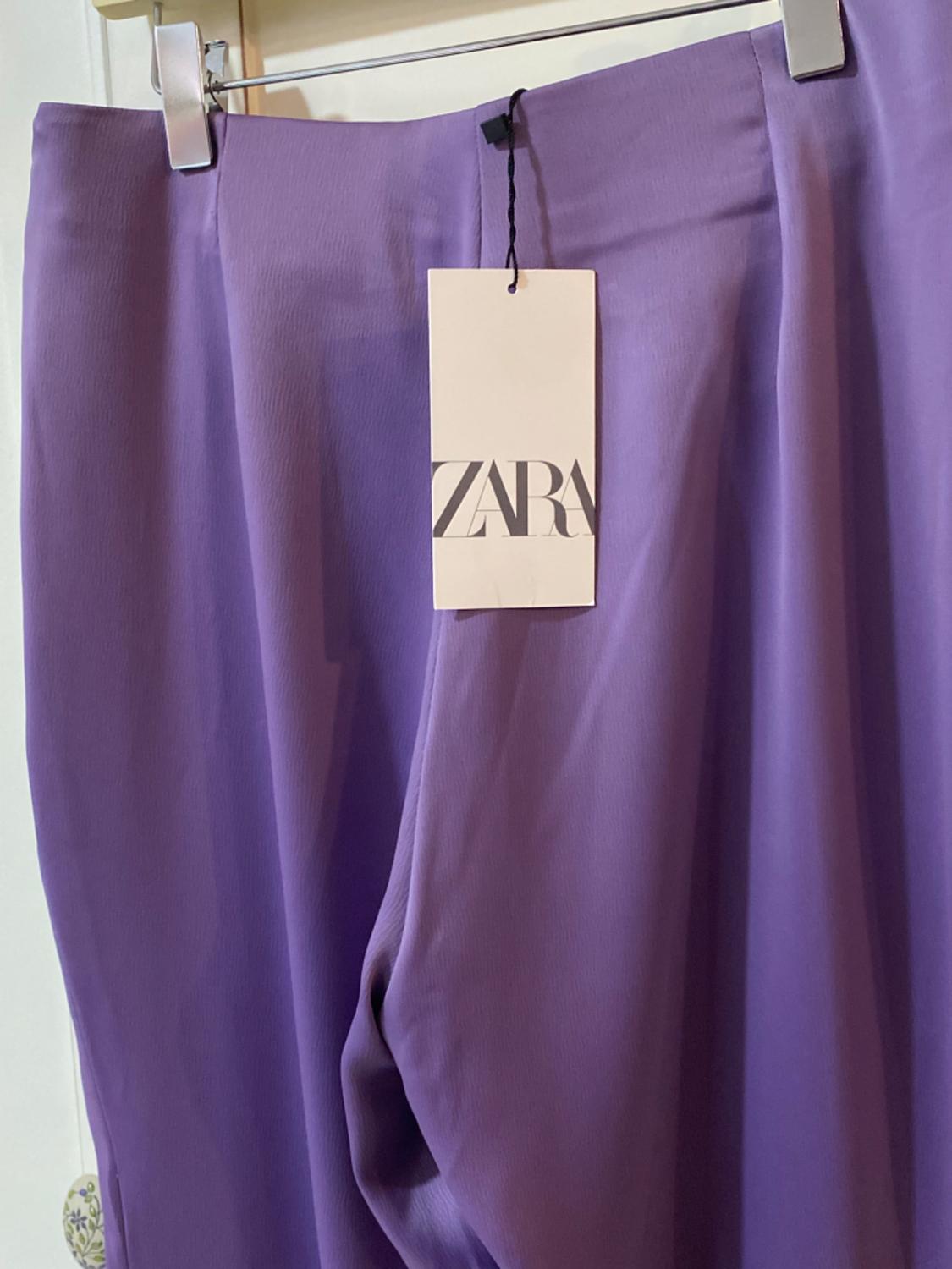 FLARED SATIN TROUSERS - Image 6
