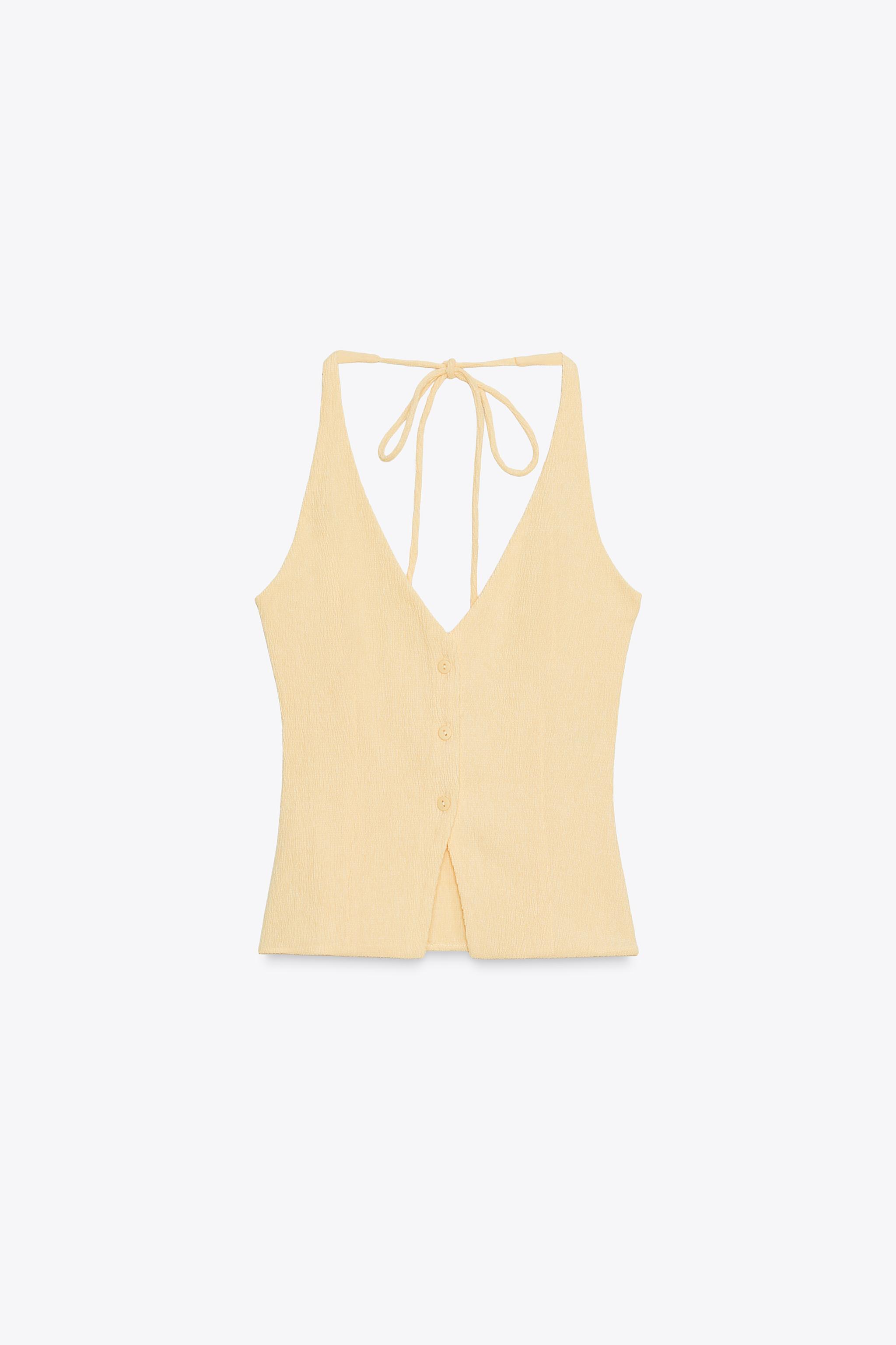 TEXTURED VEST TOP