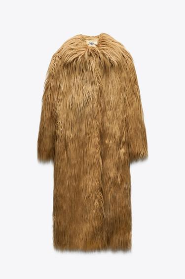 LIMITED EDITION 롱 코트 - Zara 베이지