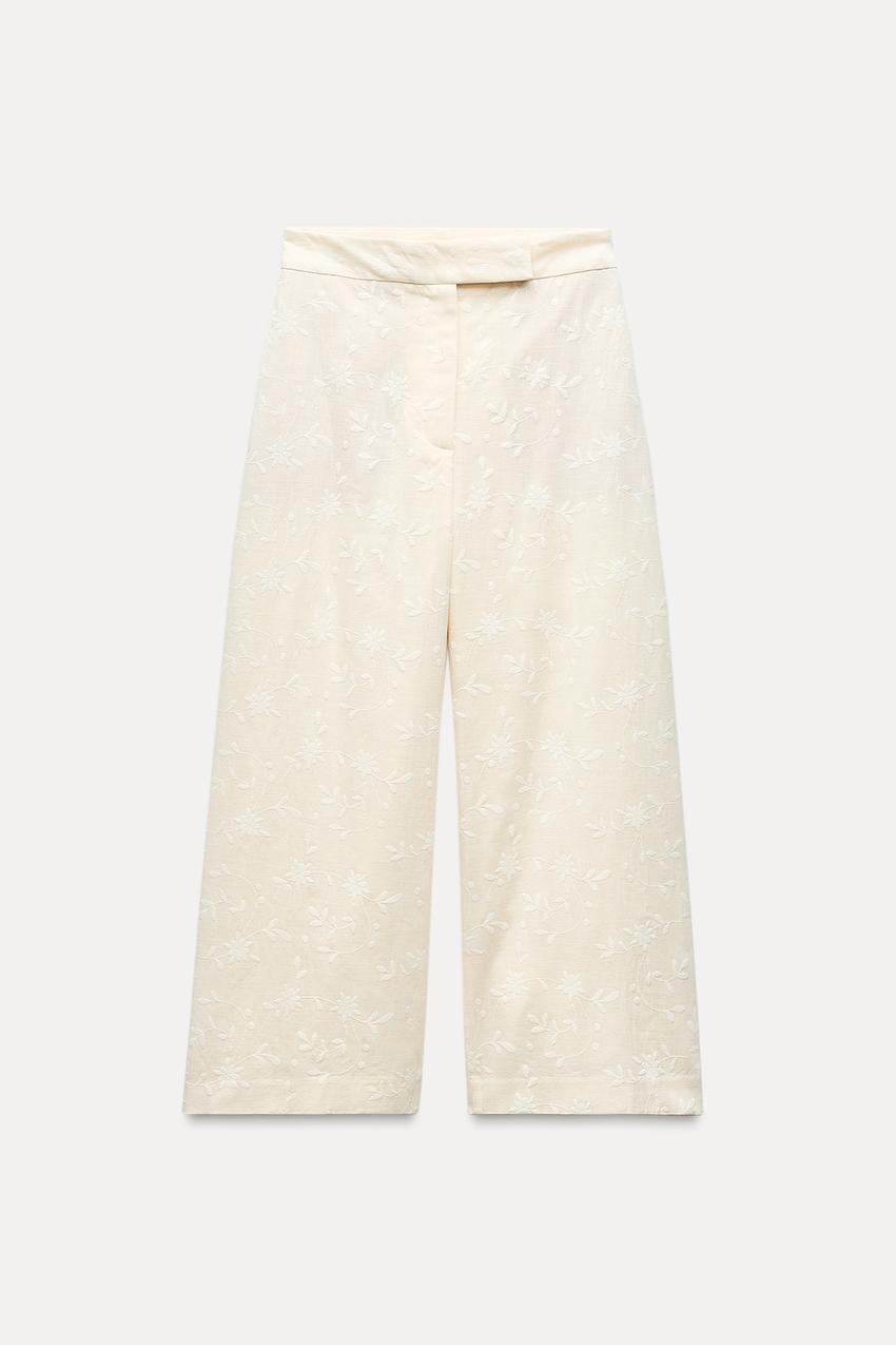 Pantalones Cropped de Mujer | Nueva Colección Online | ZARA España