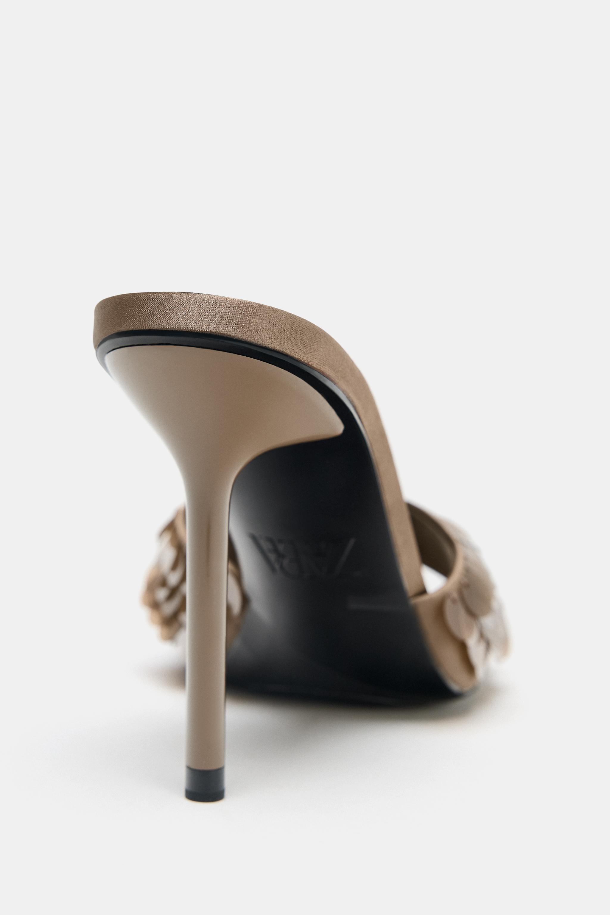 ファンタジースパンコールサンダル - トープグレー | ZARA Japan