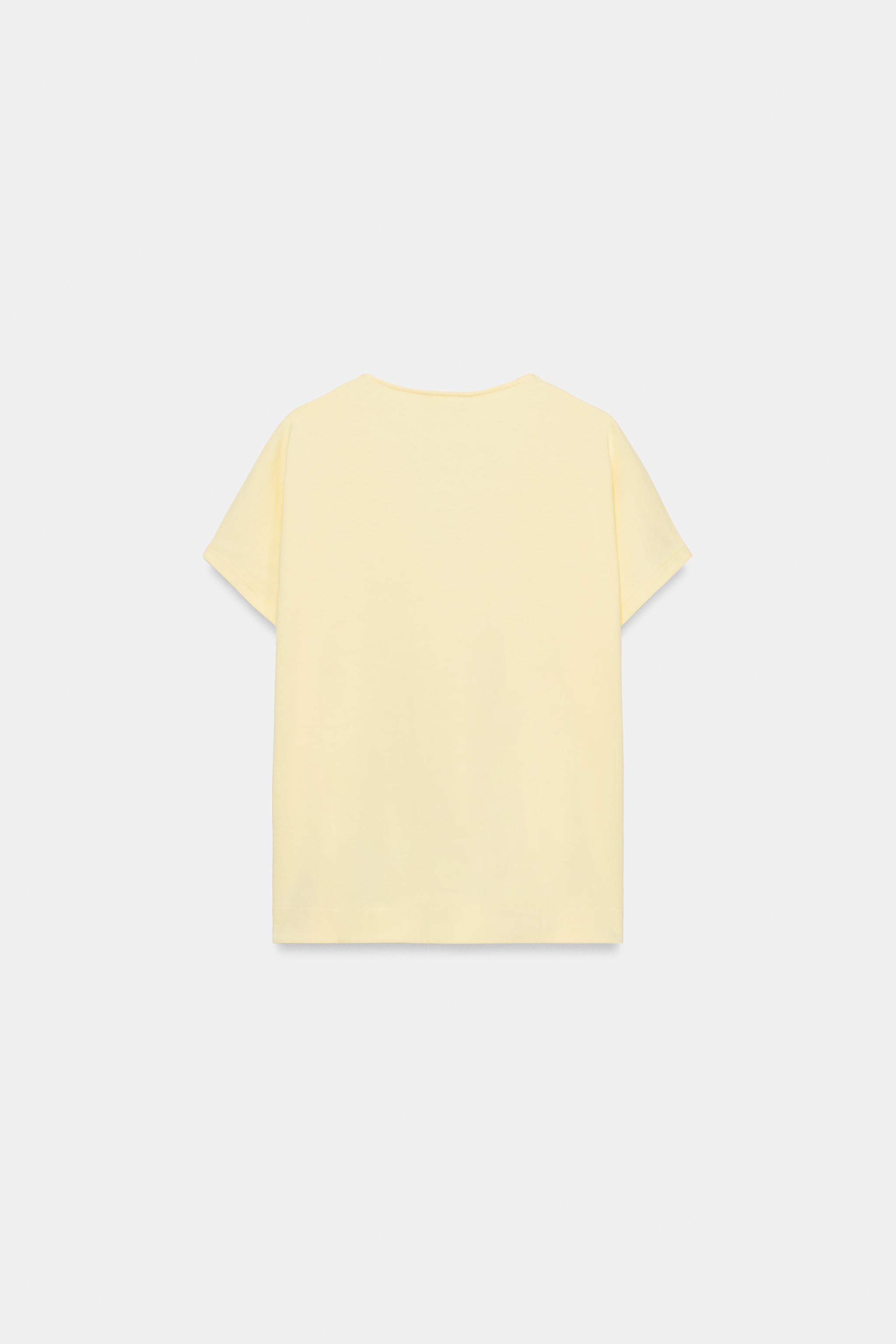 Zara V YAKA T-SHIRT görsel 6