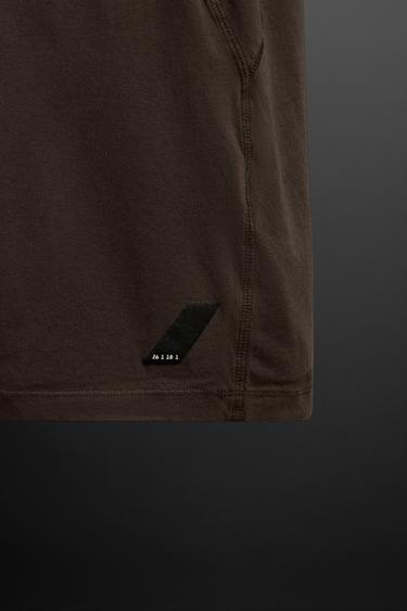 RUNNING GRAPHIC PRINT T-SHIRT - Brown by Zara - Image 2
