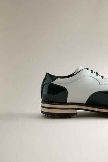 CHAUSSONS CUIR GOLF - Blanc de Zara - Image 3