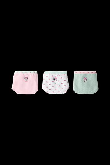 2-6 AÑOS/ PACK TRES BRAGUITAS MINNIE MOUSE © DISNEY - Rosa de Zara - Imagen 0