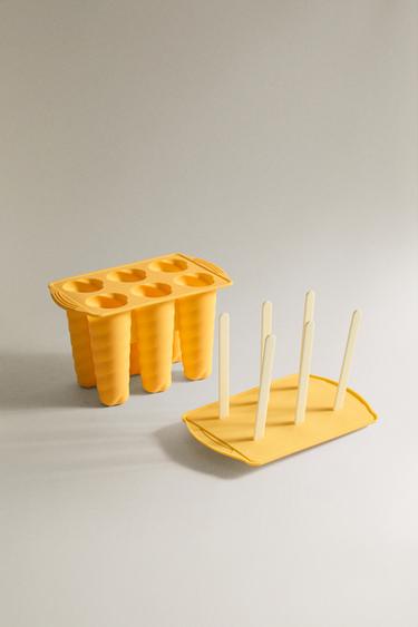 MOULE À 6 GLACES EN SILICONE - Jaune pastel de Zara - Image 2