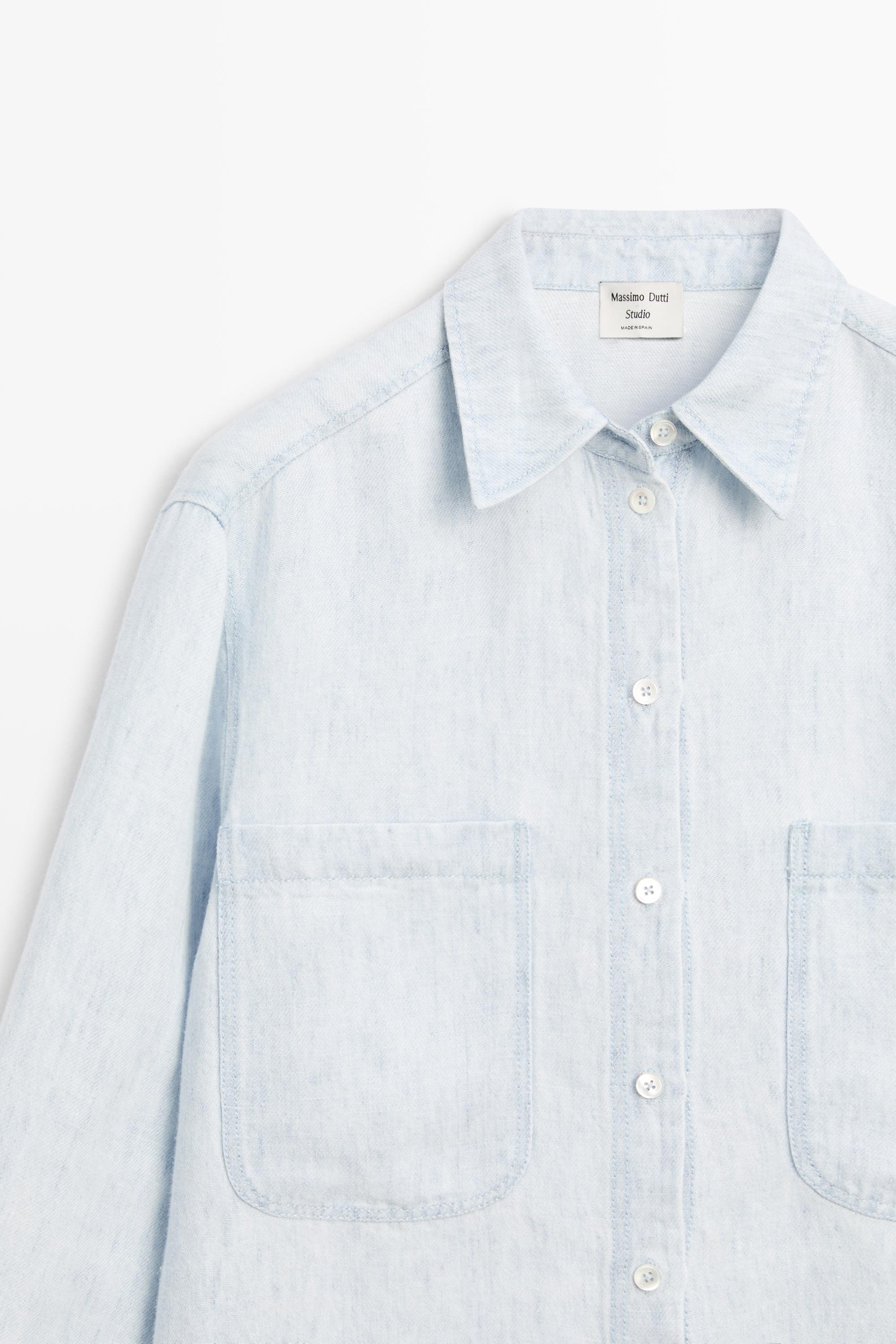 Chemise poches effet denim - STUDIO