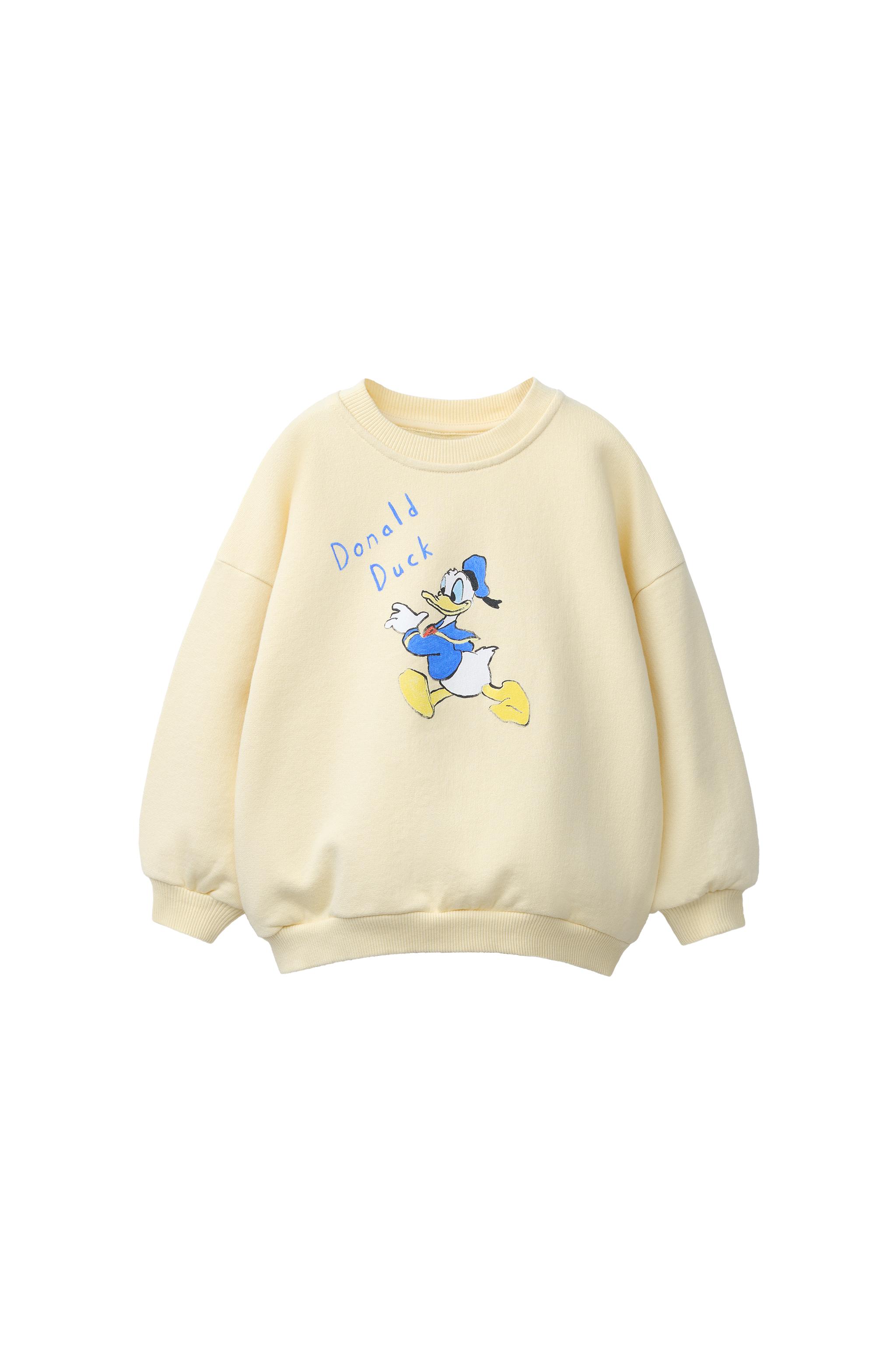 ドナルドダック © ディズニー スウェットシャツ - イエロー | ZARA