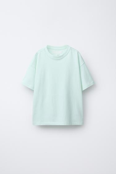 CAMISETA LISA BÁSICA - Azul claro de Zara
