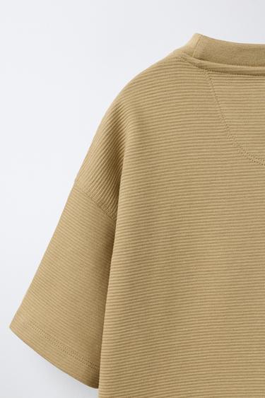 OTTOMAN PATCH T-SHIRT - Tobacco by Zara - Image 3