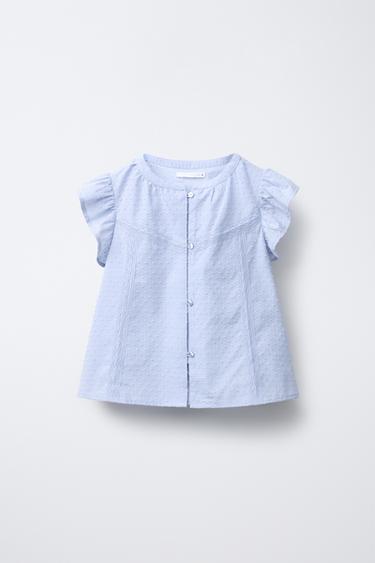 BLUSA PLUMETI - Lavanda de Zara
