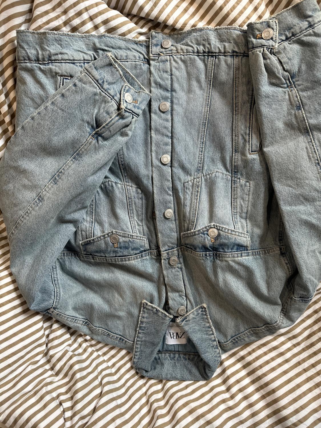 TRF QUILTED DENIM JACKET - Image 5