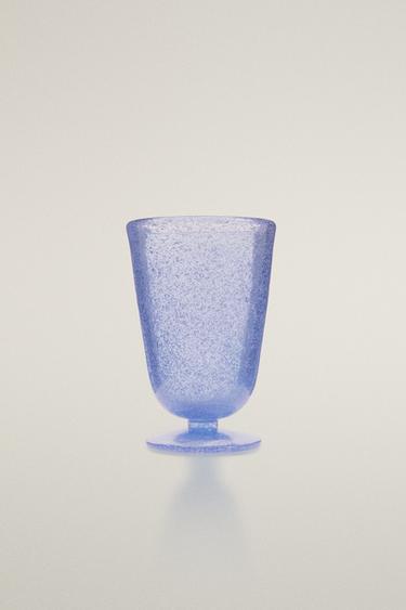 BUBBLE-EFFECT GLASS - أزرق الخاص بـ Zara - صورة 0