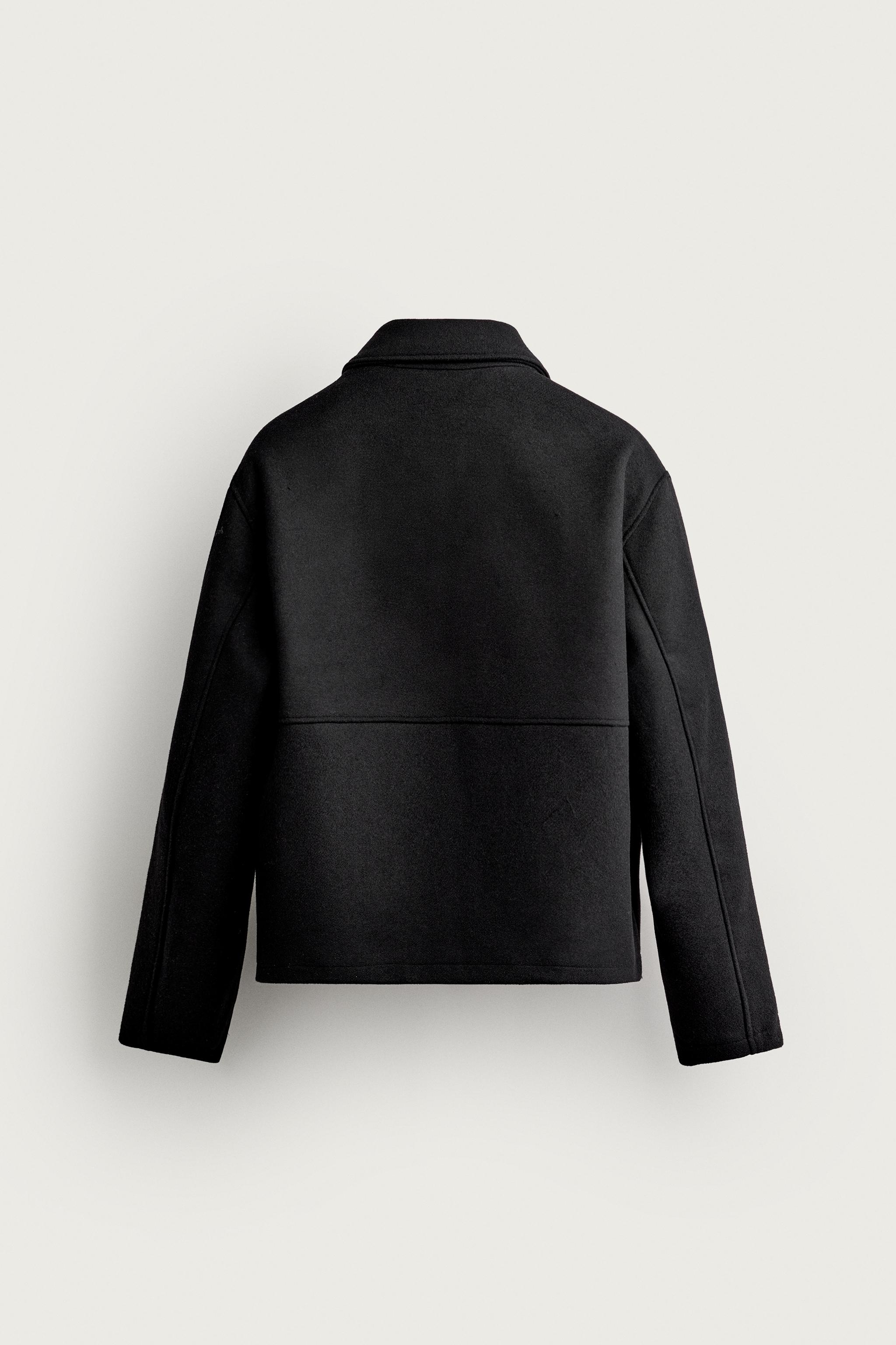 WOOL-BLEND REGULAR FIT JACKET