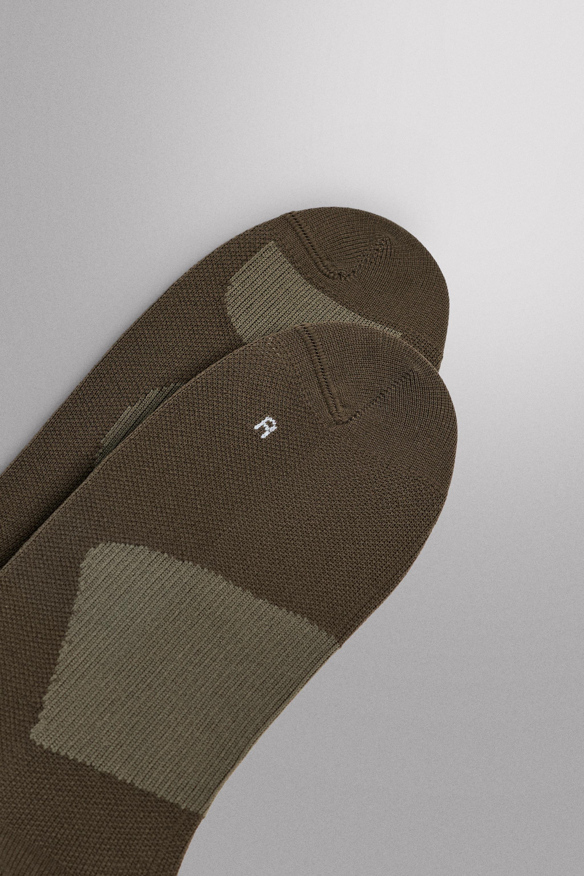 TWO-PACK OF TECHNICAL TRAINING SOCKS — Khaki (alternate view)
