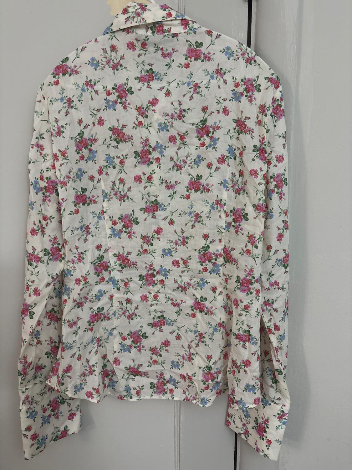 CAMISA ESTAMPADO FLORES VOLANTES - Image 2