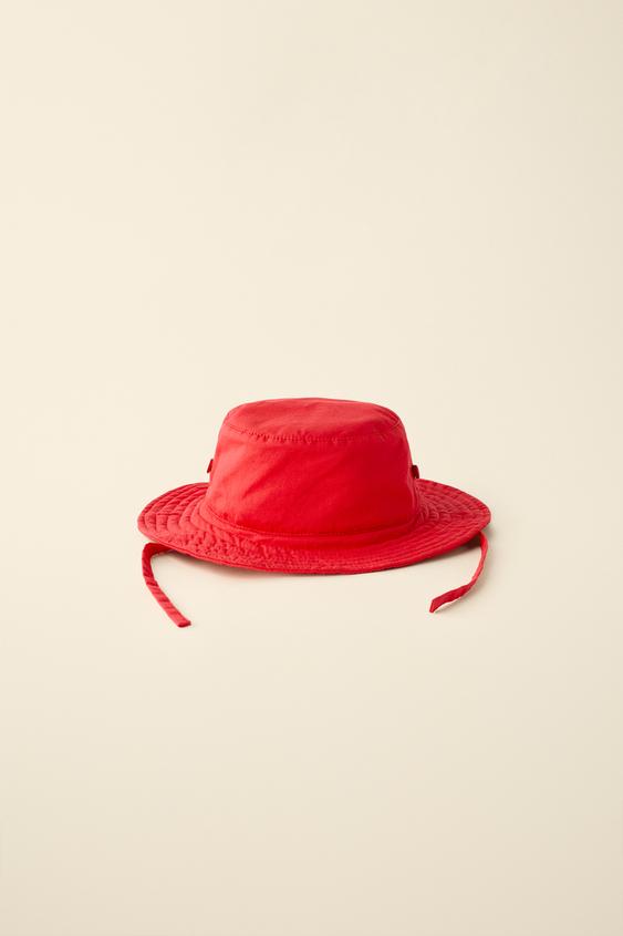 BUCKET HAT CREATED BY CARAMEL LONDON X ZARA - Red by Zara - Image 0