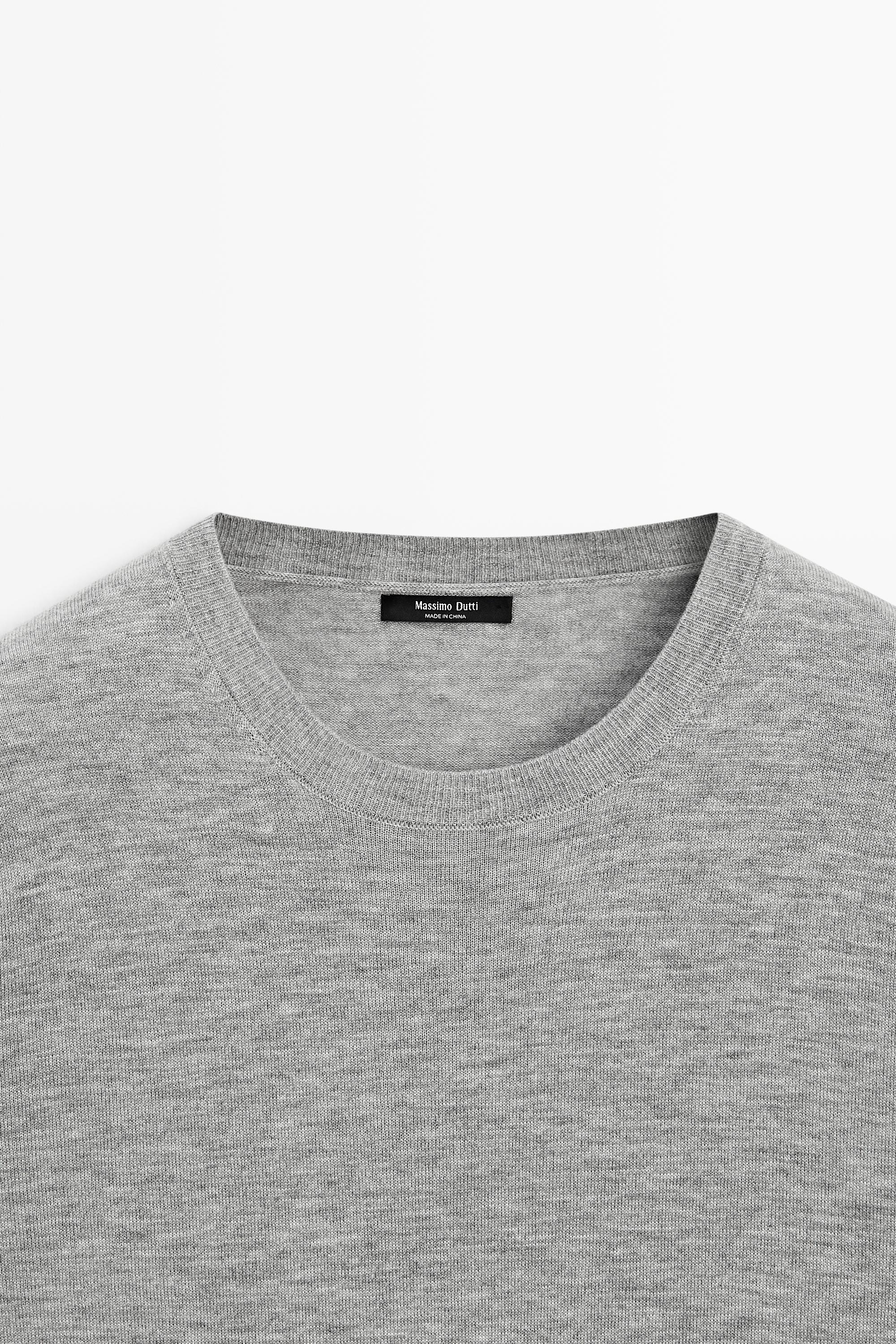 Pull en maille fine à manches courtes
