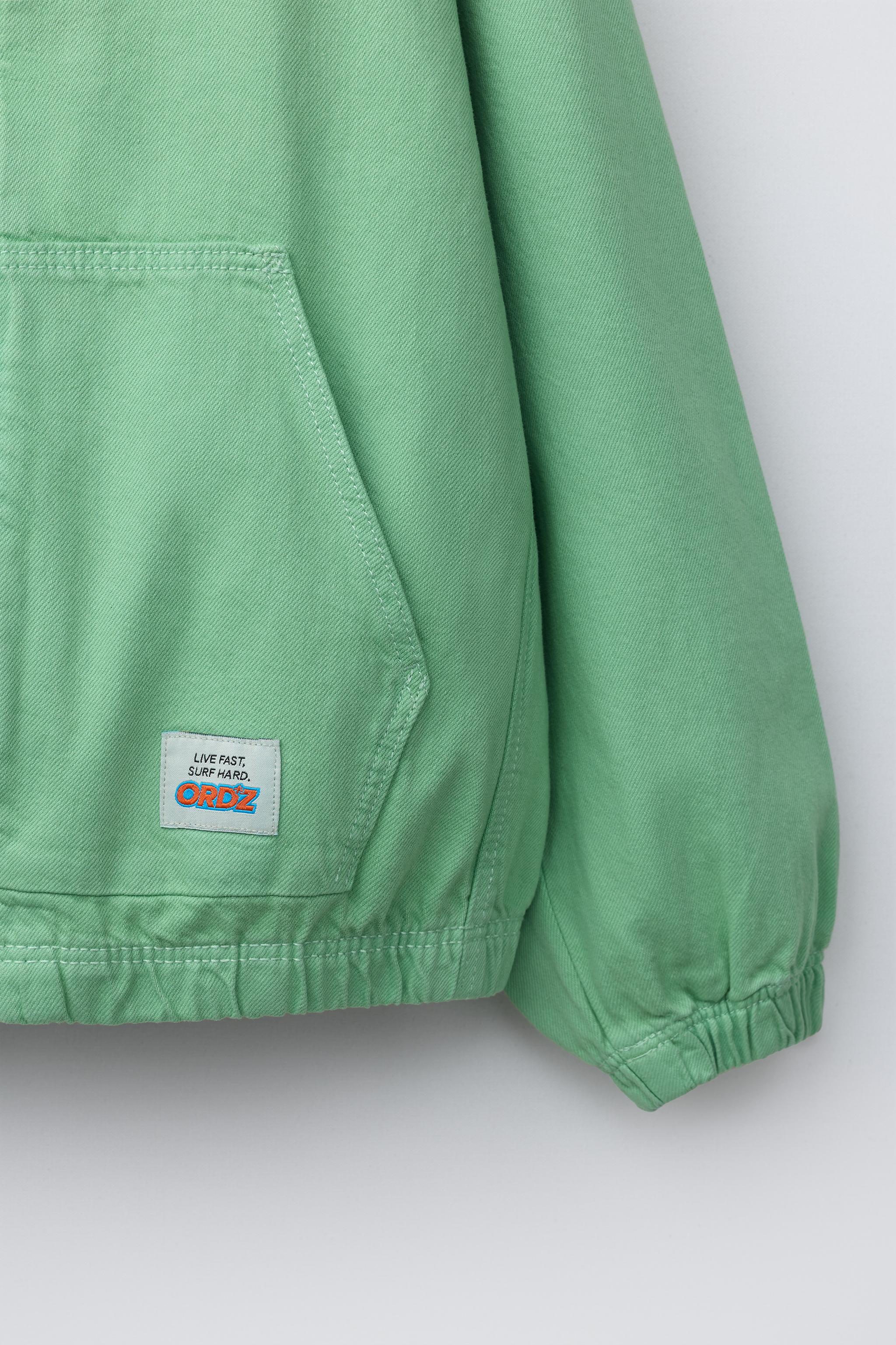 HOODED LABEL JACKET