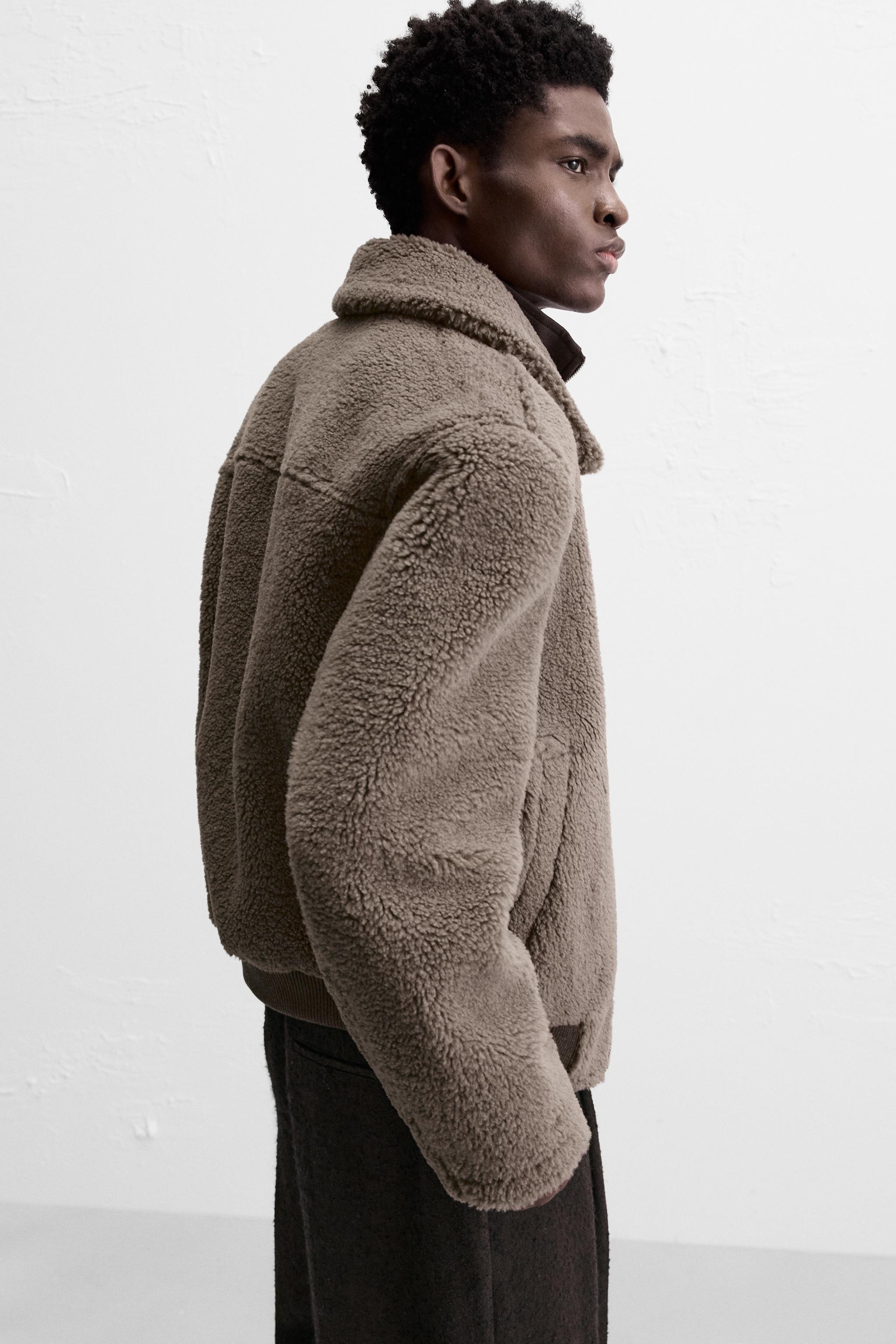Zara mens fleece hotsell