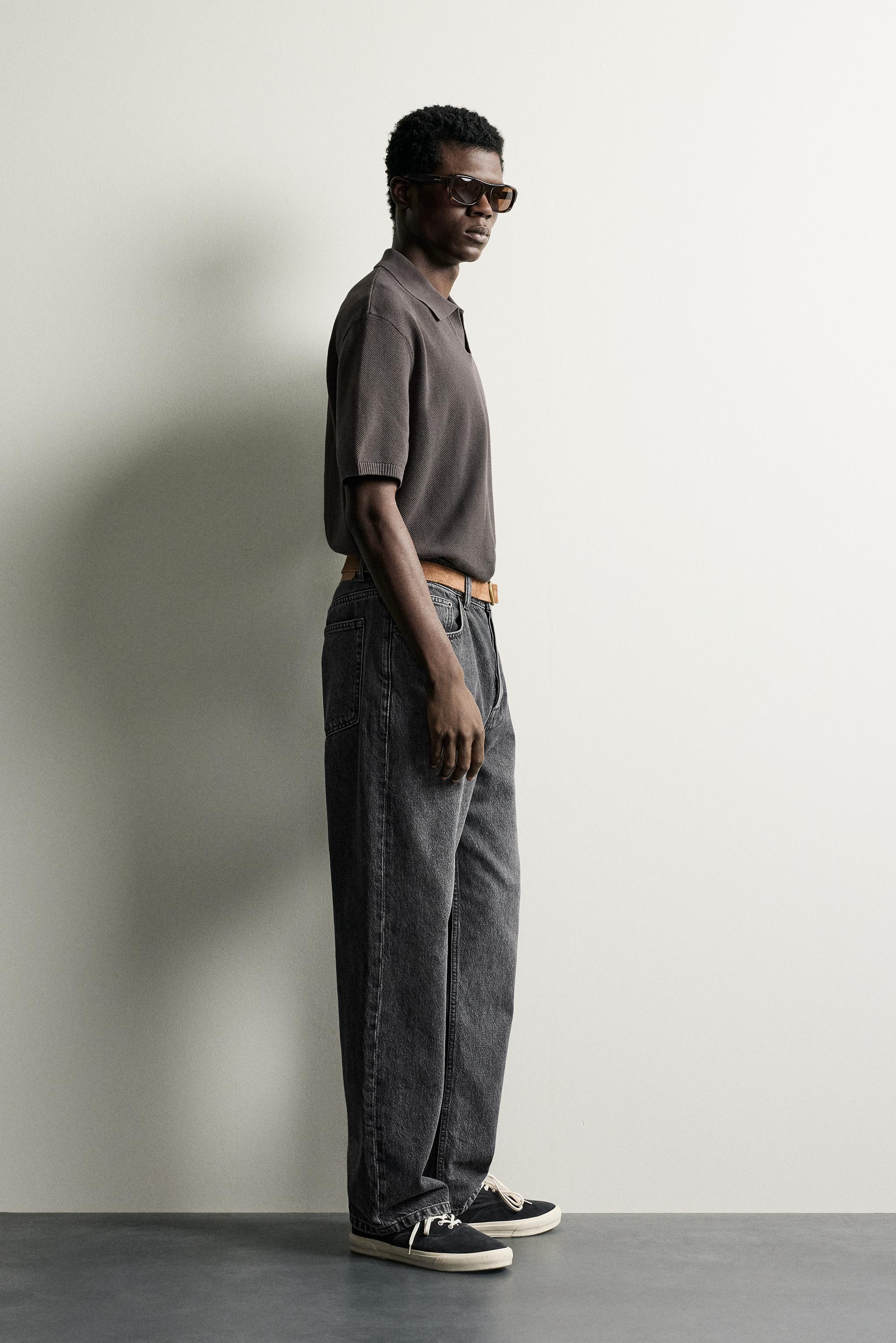 REGULAR FIT TEXTURED KNIT POLO