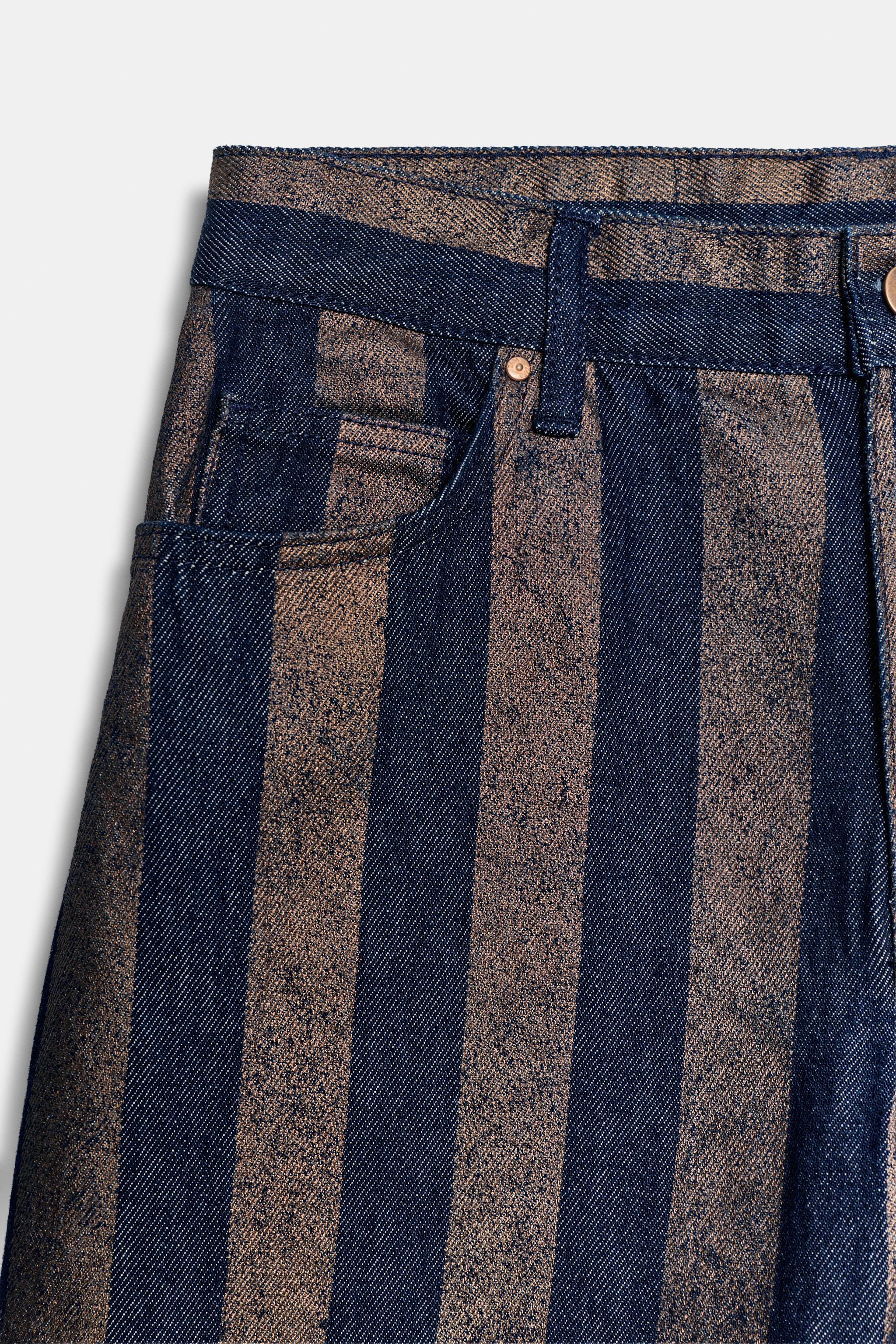JEANS Z1975 BARREL TAILLE MOYENNE RAYURES