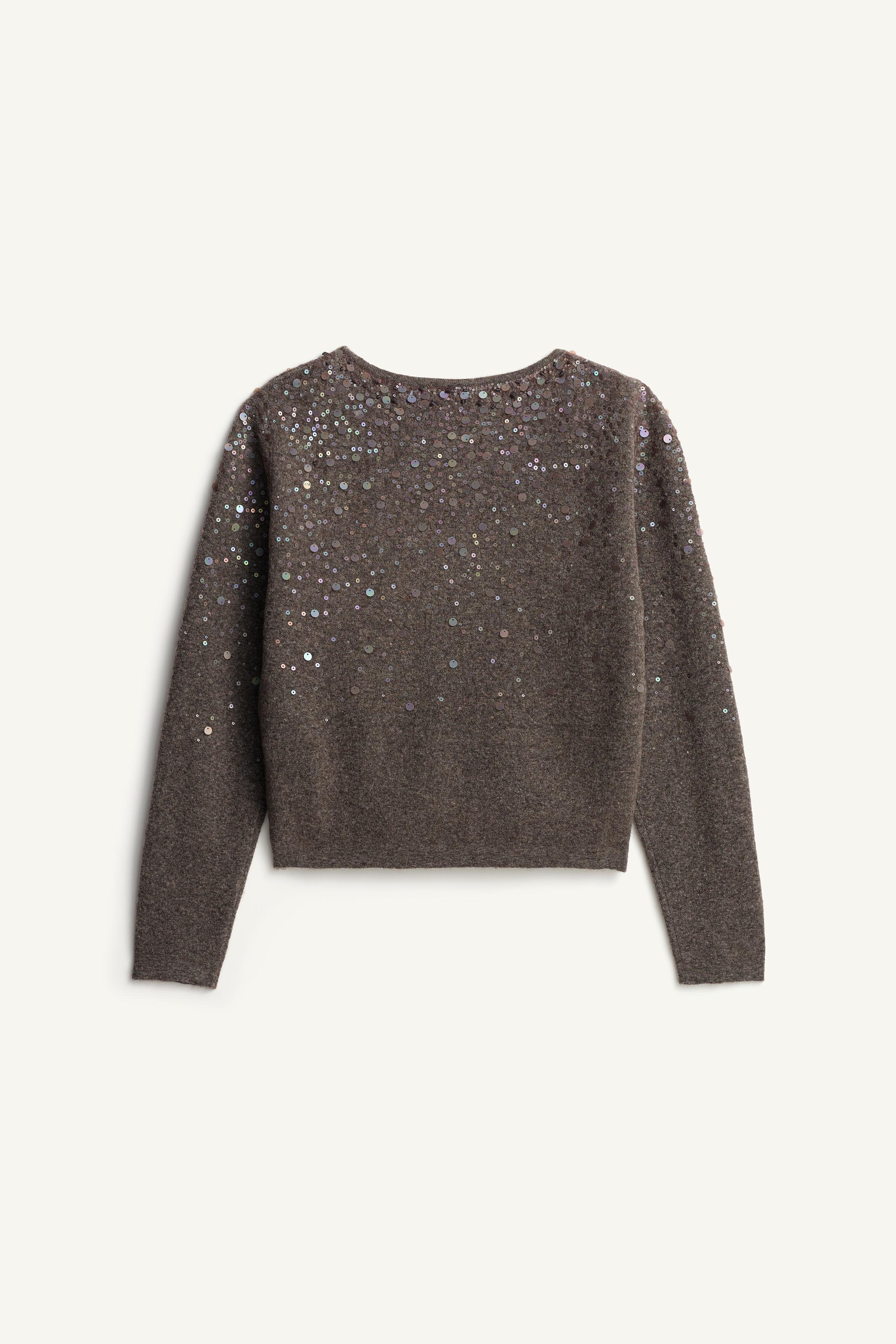 LIMITED EDITION YAK AND WOOL SEQUIN SWEATER