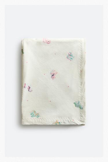 Zara ©2026 HASBRO. MY LITTLE PONY PRINT FLEECE BABY BLANKET - 裸色