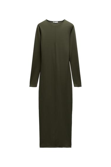 FITTED POLYAMIDE DRESS