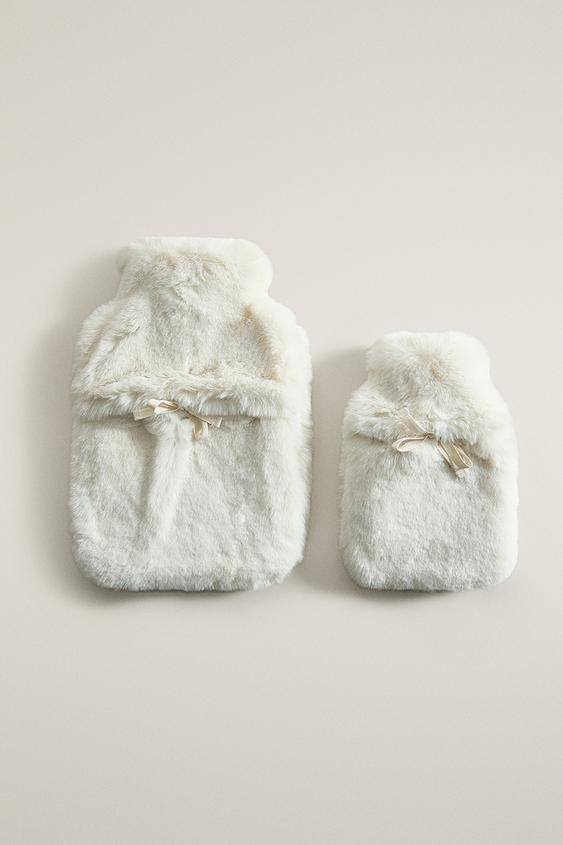 BOUILLOTTE EFFET MOUTON - Blanc cassé de Zara - Image 0