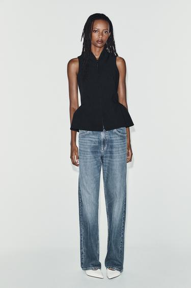CHALECO ENTALLADO VOLUMEN - Negro de Zara