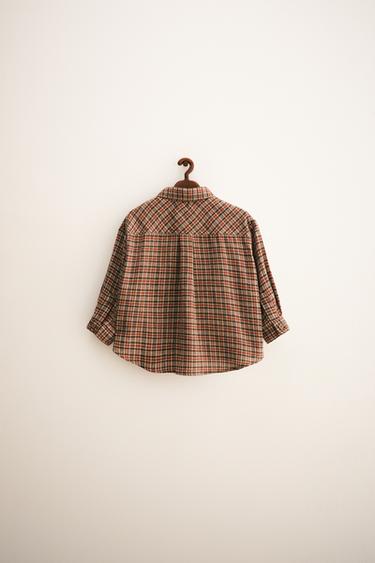 ZARA TIMELESS - CHECK SHIRT - Brown by Zara - Image 1