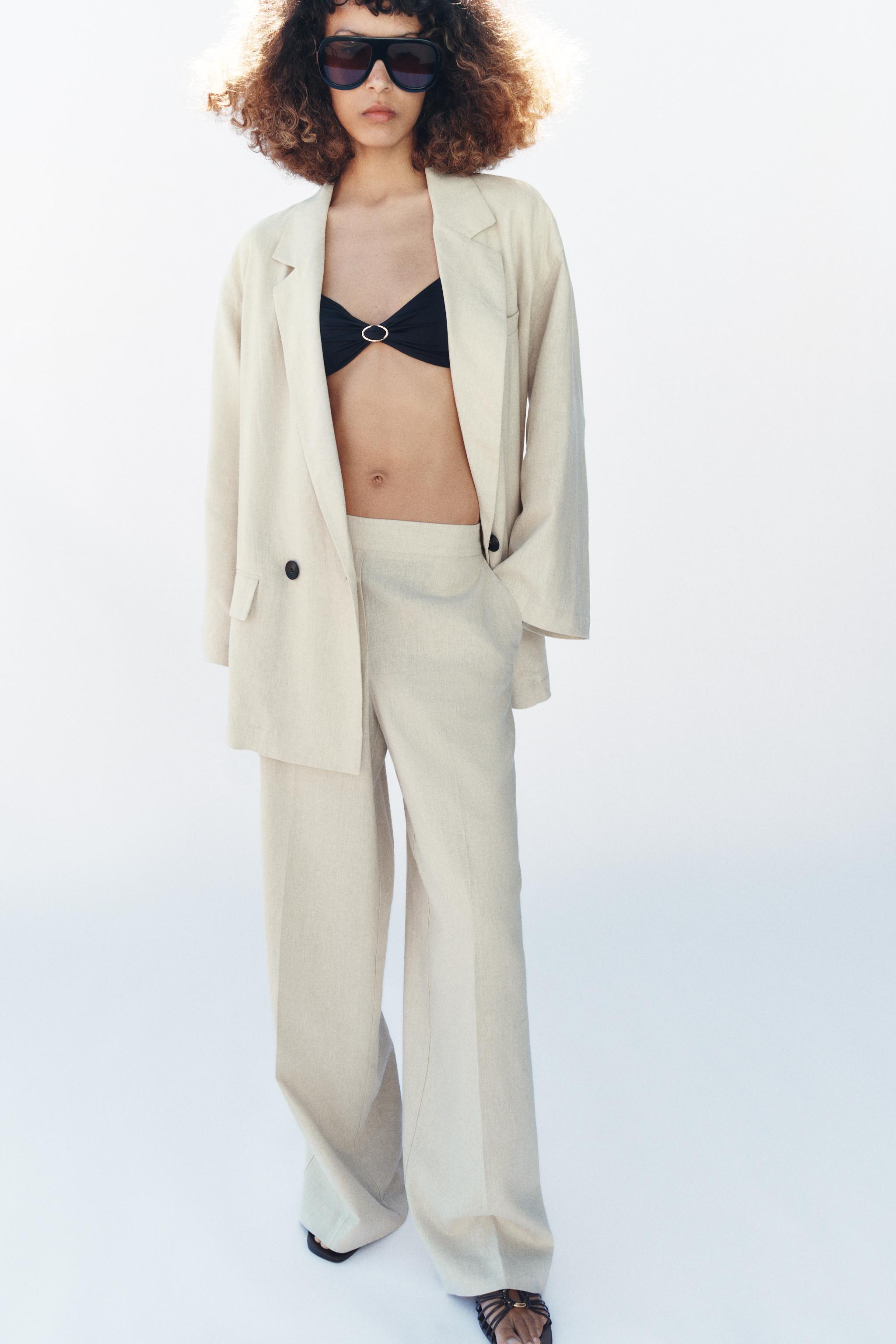 リネンブレザー＆パンツスーツ | ZARA Japan / 日本