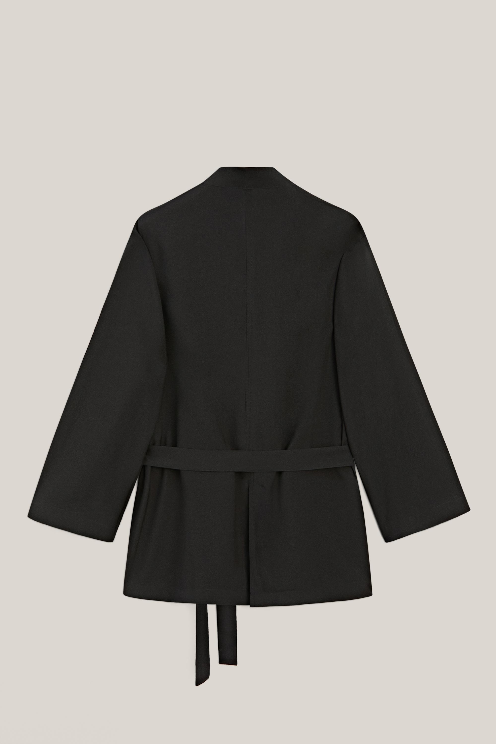 Flowing oversize blazer with belt detail - LIMITED EDITION