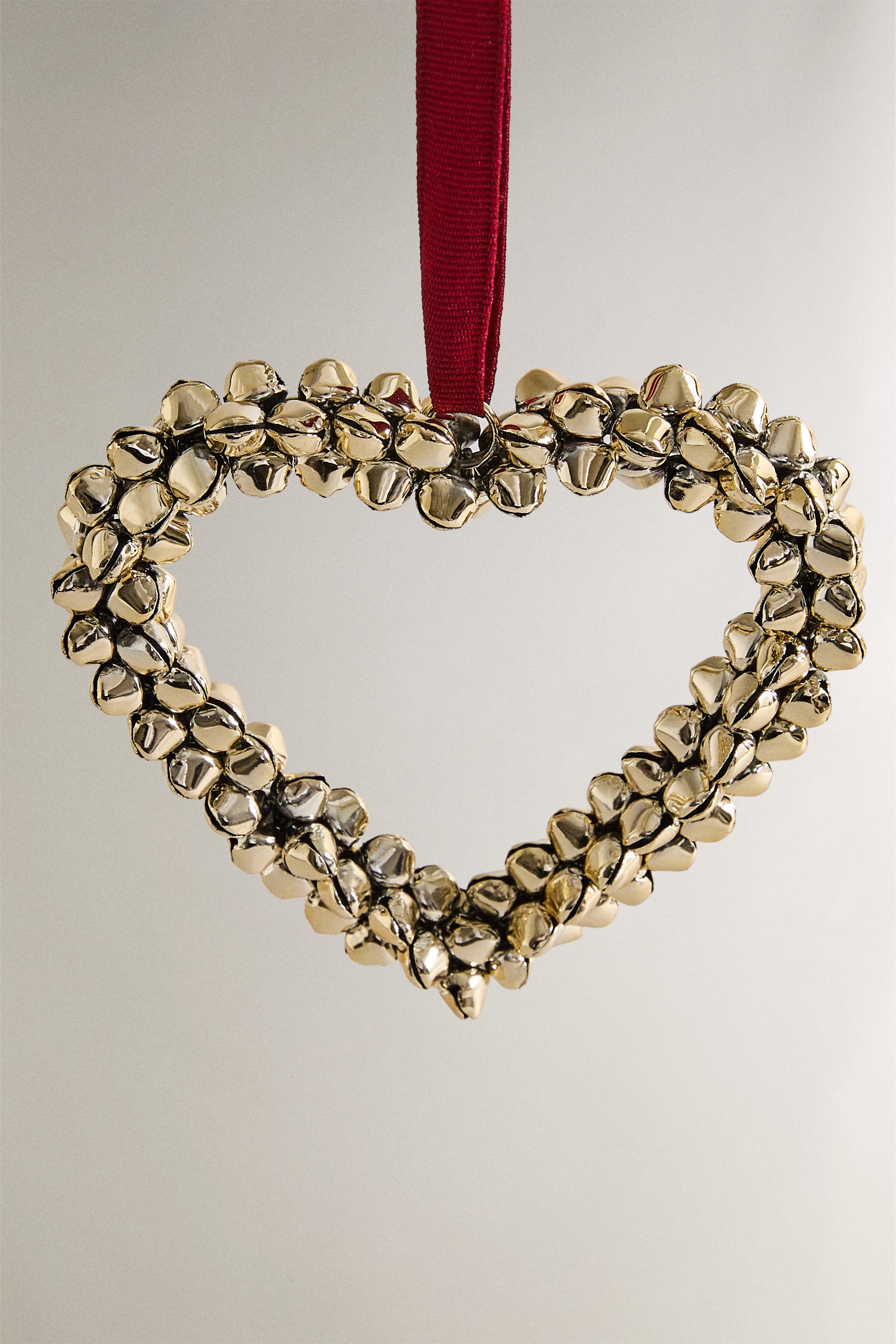 ハート すず クリスマスツリーオーナメント - ゴールド | ZARA