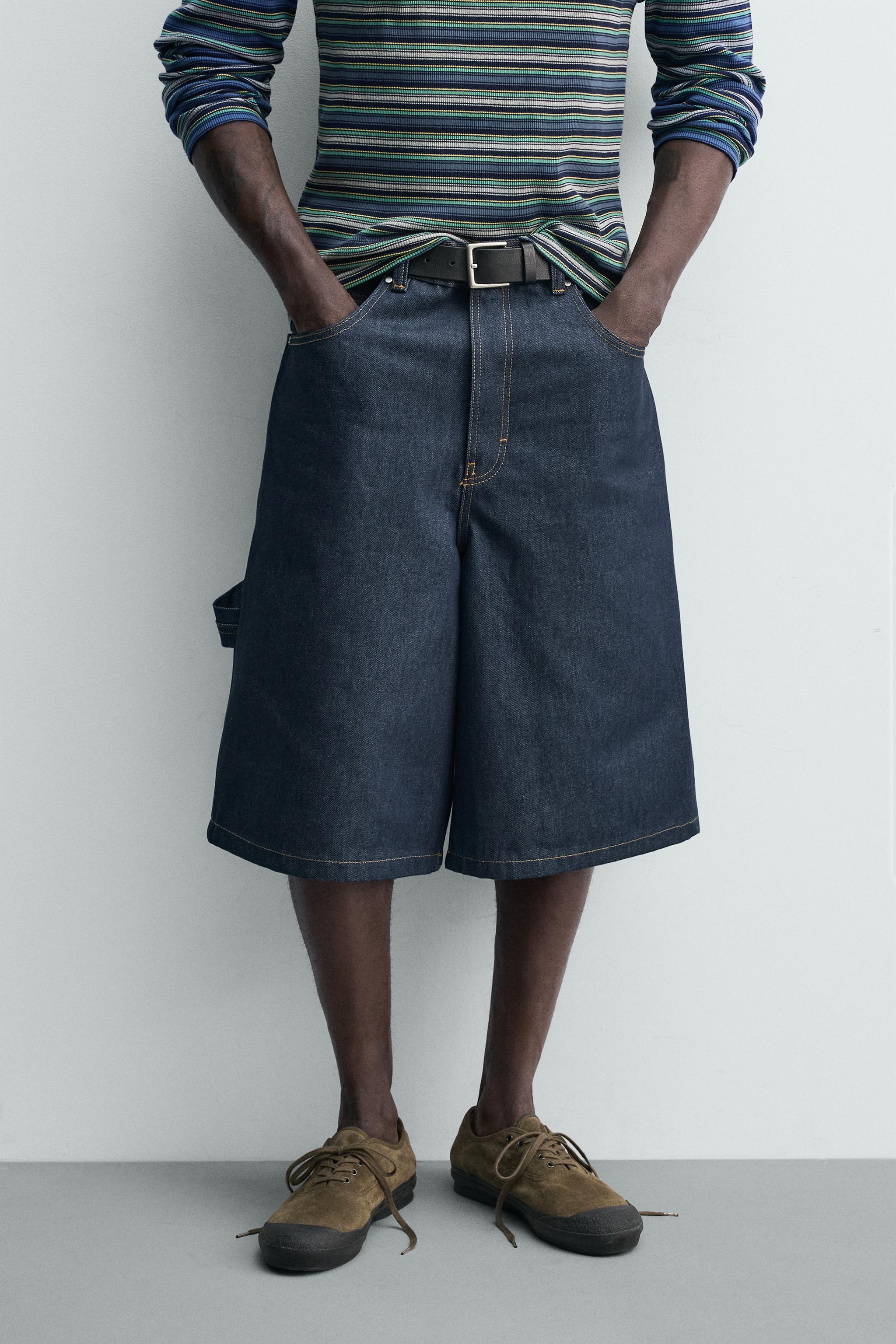 JORTS EN DENIM AVEC POCHE BRODÉE