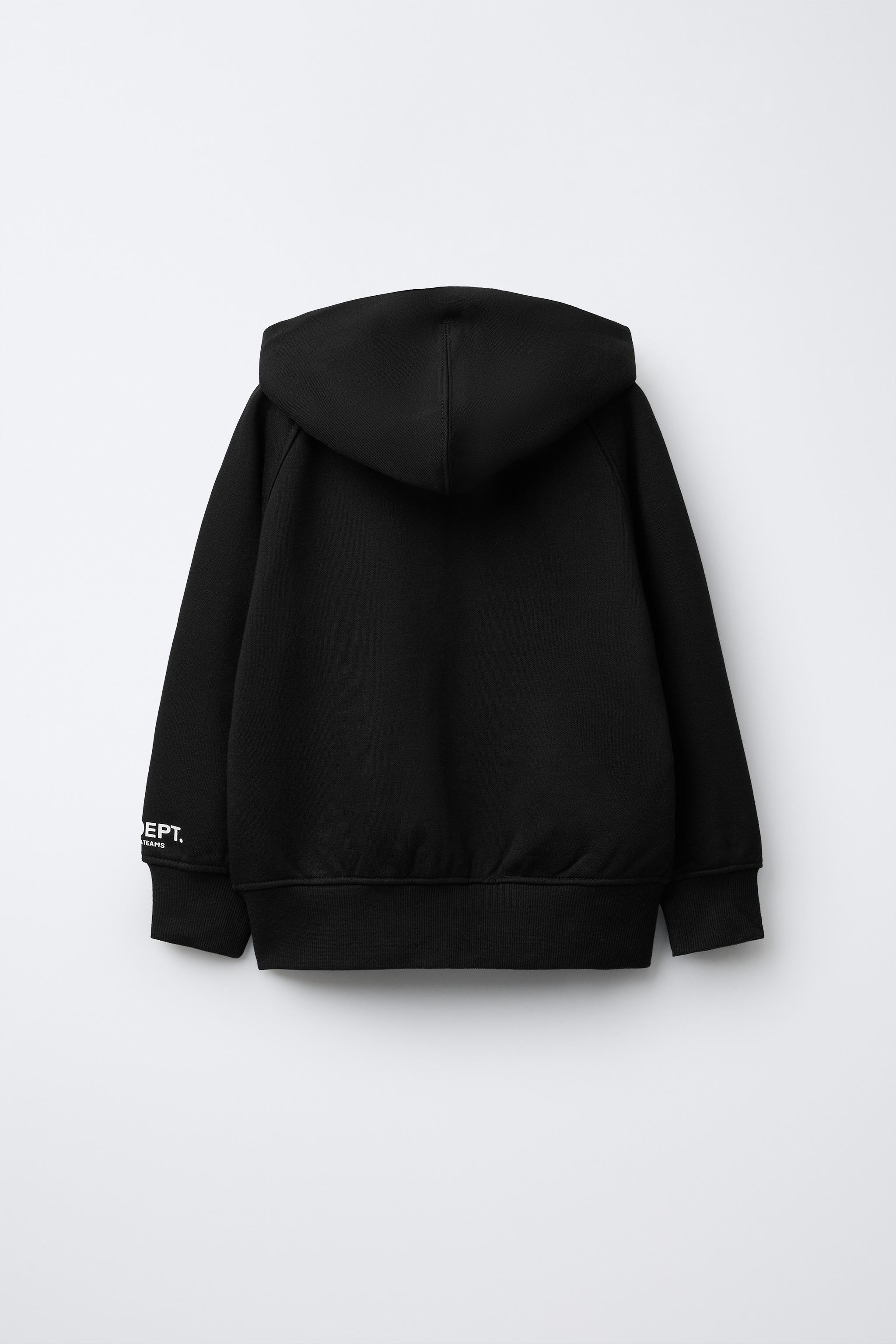 Детские худи Zara PLUSH ZIPPERED SWEATSHIRT — фото 3