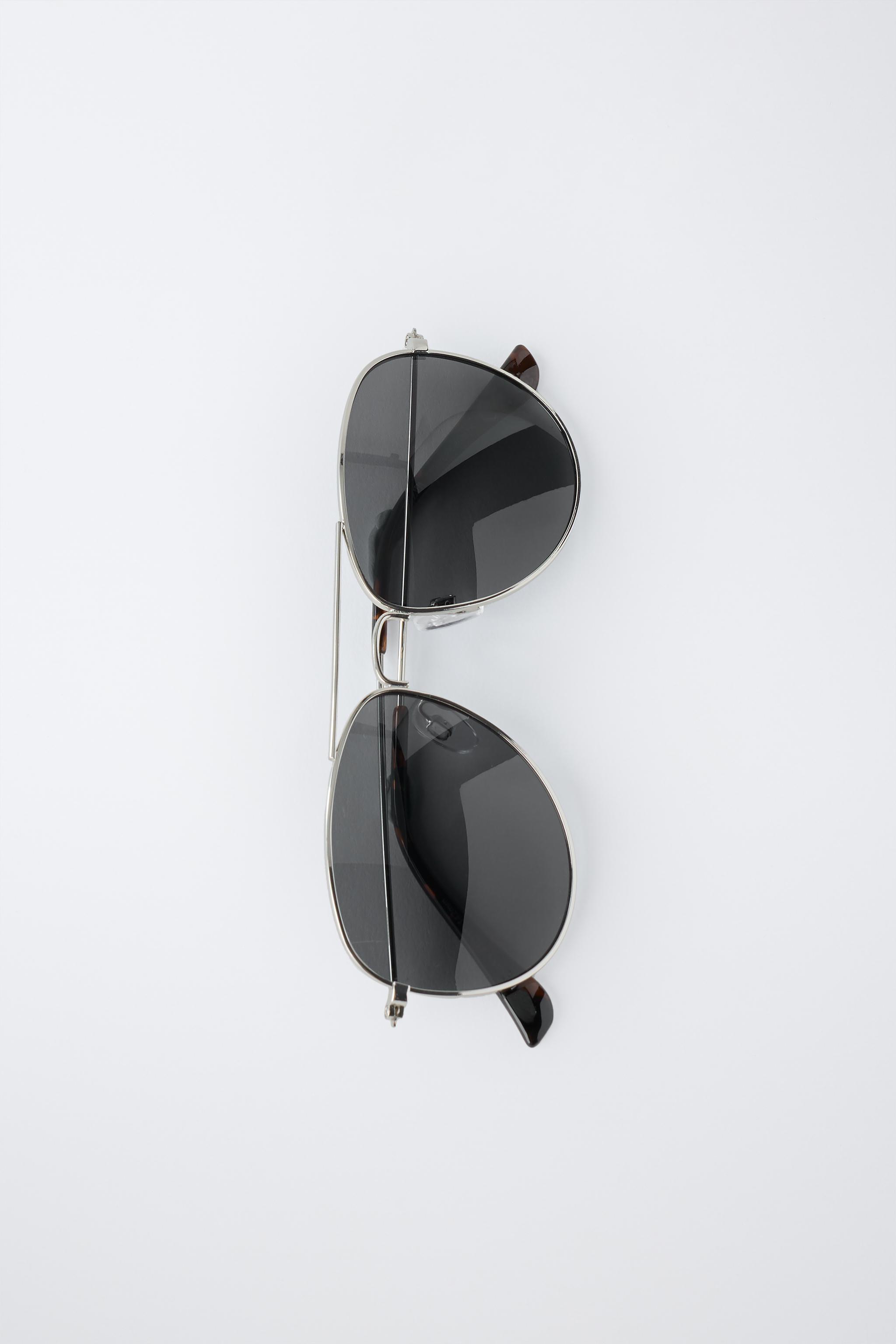 LUNETTES DE SOLEIL MÉTALLIQUES AVIATEUR
