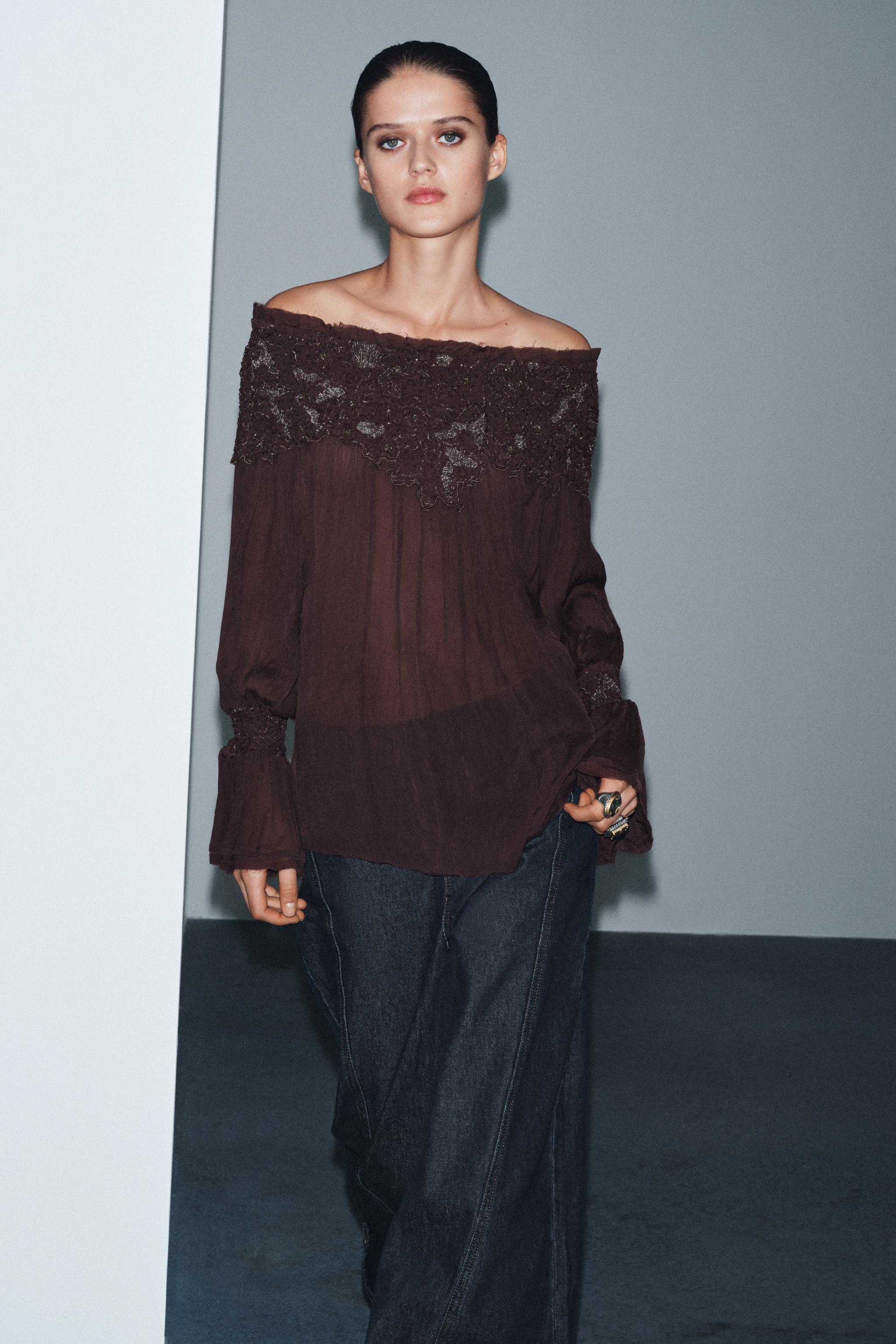 ZW COLLECTION LIMITED EDITION EMBROIDERED BLOUSE