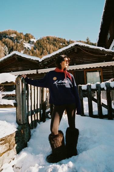 ST. MORITZ® SWEATSHIRT - Navy blue by Zara