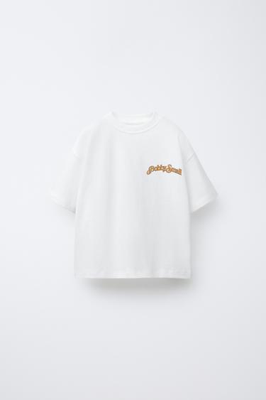 Zara BOBBY SMALL © PRINTED T-SHIRT - Oyster-white